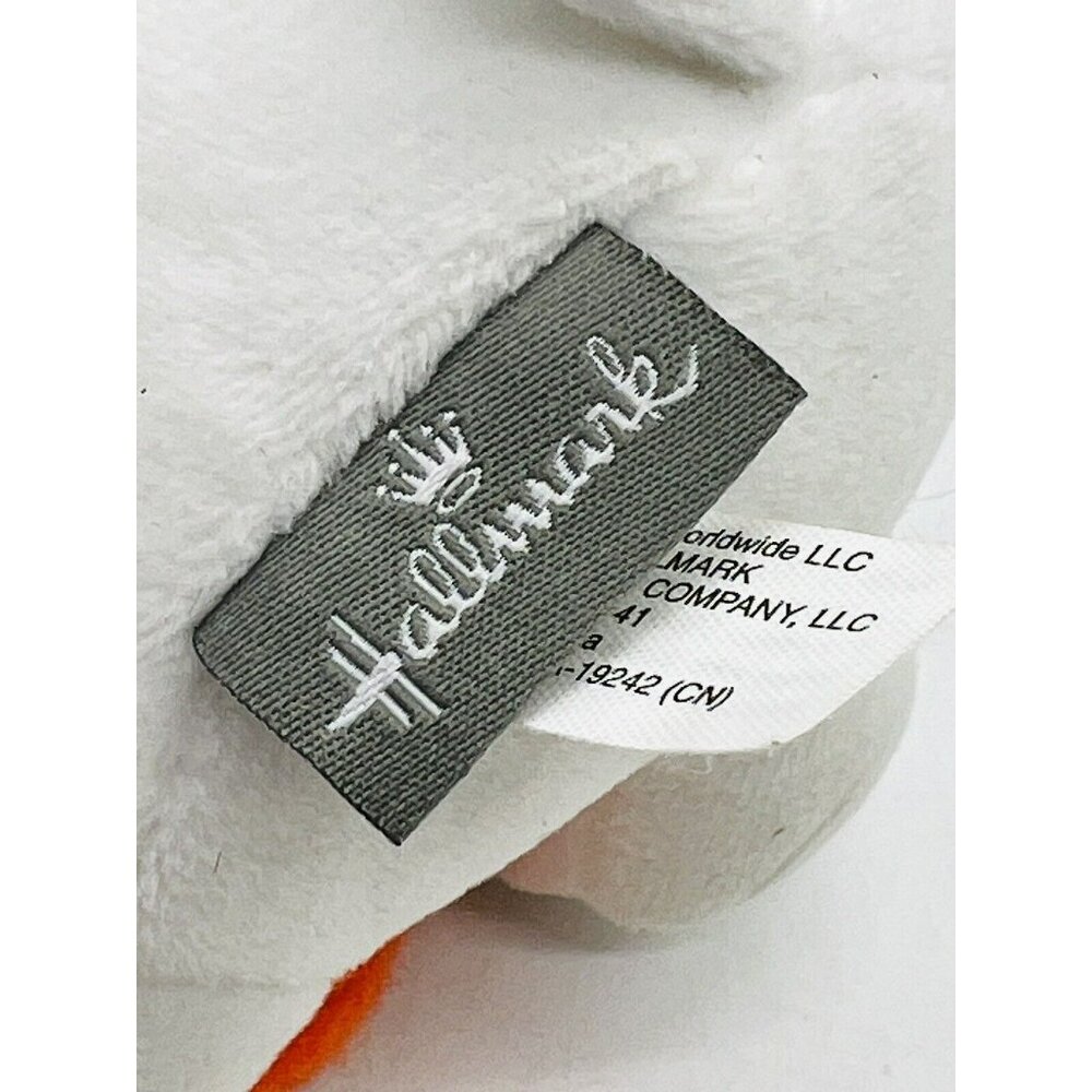 Hallmark Snoopy Halloween Trick or Treat Plush Orange Mask Pumpkin Bag Peanuts - Picture 7 of 8